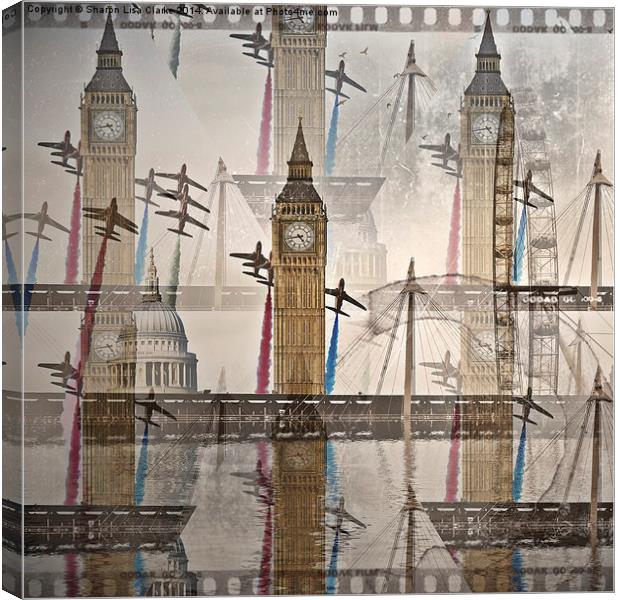 London will rise again Canvas Print by Sharon Lisa Clarke