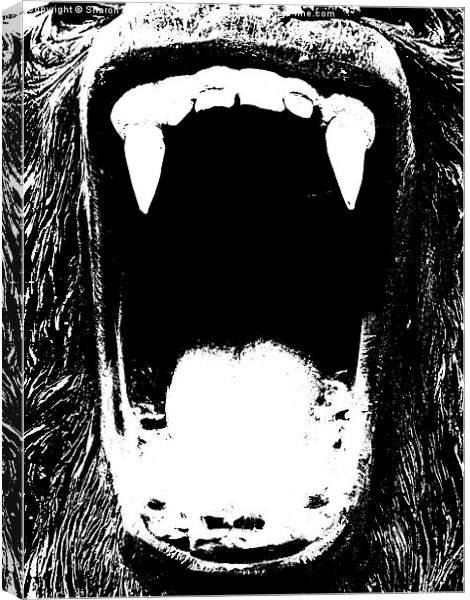 Go Ape Canvas Print by Sharon Lisa Clarke
