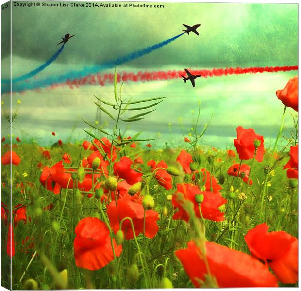  Remembrance  Canvas Print by Sharon Lisa Clarke
