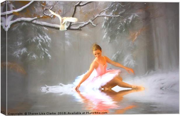 Winter dancer Canvas Print by Sharon Lisa Clarke