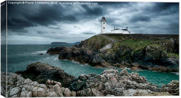 Fanad Lighthouse - Donegal, Ireland. Canvas Print by Pierre TORNERO