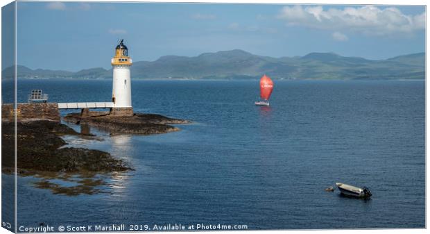 Rubha nan Gall Canvas Print by Scott K Marshall