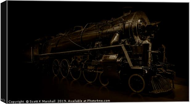 KF 607 600 Series China Railways Canvas Print by Scott K Marshall