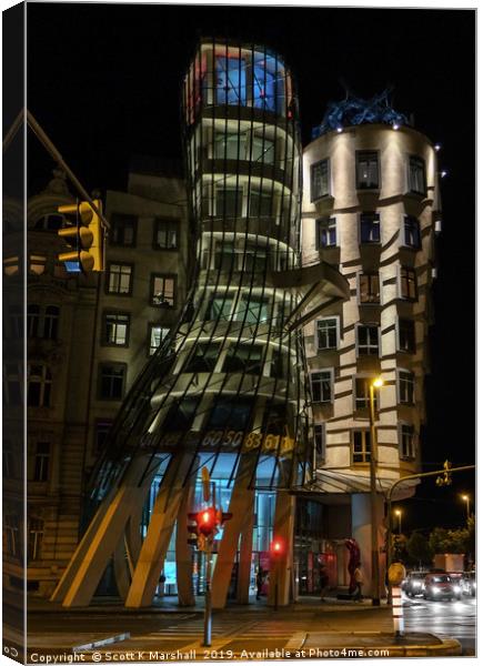 Dancing House  Canvas Print by Scott K Marshall