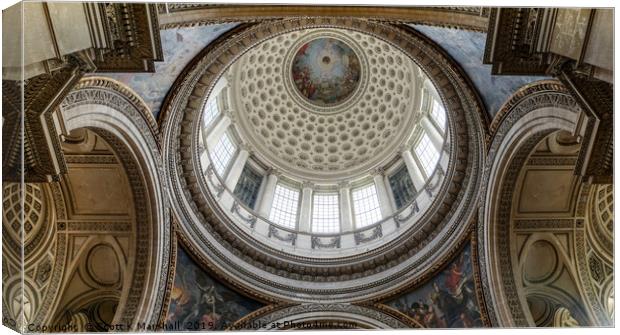 Pantheon Dome  Canvas Print by Scott K Marshall