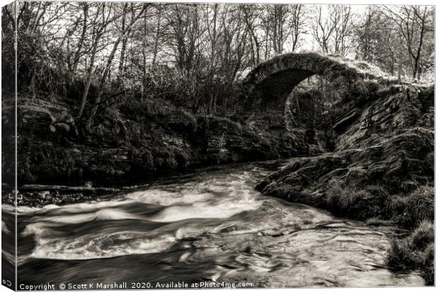 Glenlivet Packhorse Canvas Print by Scott K Marshall