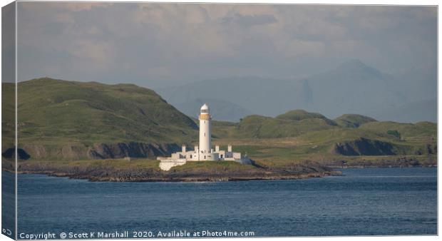 Eilean Musdile Canvas Print by Scott K Marshall