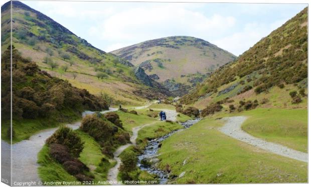 Carding Mill Valley Canvas Print by Andrew Poynton