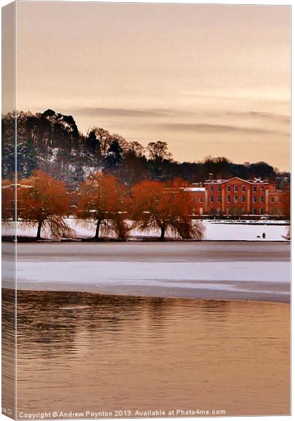 Himley Hall Canvas Print by Andrew Poynton