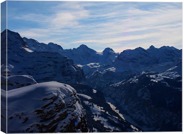 Switzerland Canvas Print by Henry Anderson