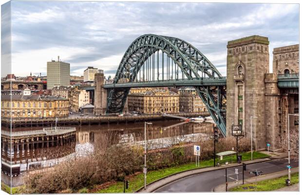 Tyne Bridge Canvas Print by Valerie Paterson