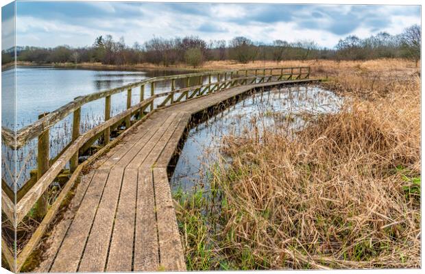 Eglinton Loch Canvas Print by Valerie Paterson