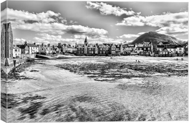 North Berwick Seafront Canvas Print by Valerie Paterson