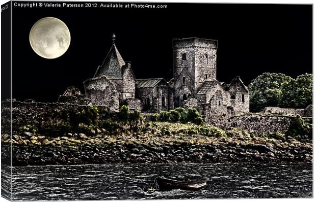 Inchcolm Abbey Canvas Print by Valerie Paterson
