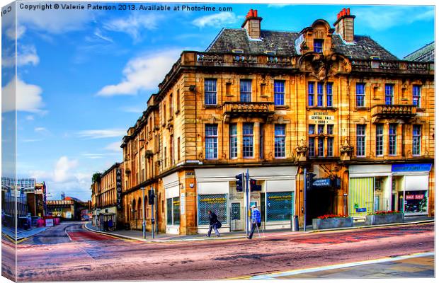 Gauze Street Canvas Print by Valerie Paterson