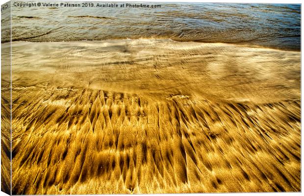 Abstract Sand Canvas Print by Valerie Paterson