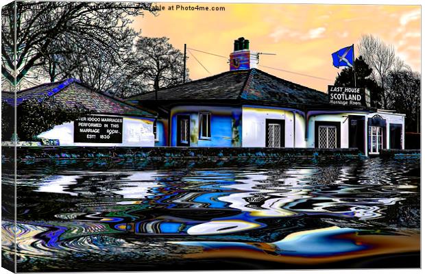 The Last House In Scotland Canvas Print by Valerie Paterson