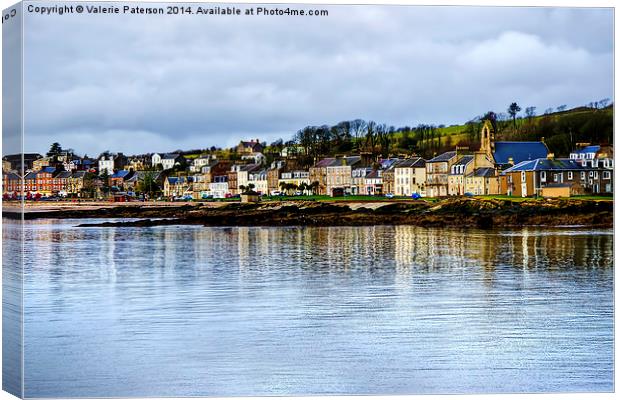 Millport Sea View Canvas Print by Valerie Paterson