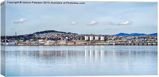 Dundee City Canvas Print by Valerie Paterson