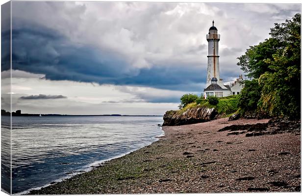 West Lighthouse   Canvas Print by Valerie Paterson