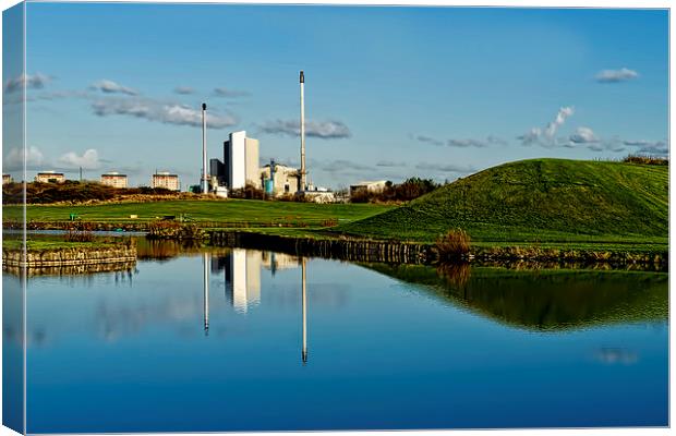 Ardagh Glass Reflection Canvas Print by Valerie Paterson