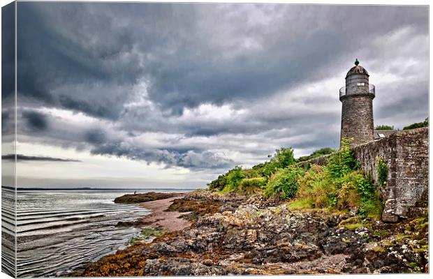 East Lighthouse Canvas Print by Valerie Paterson