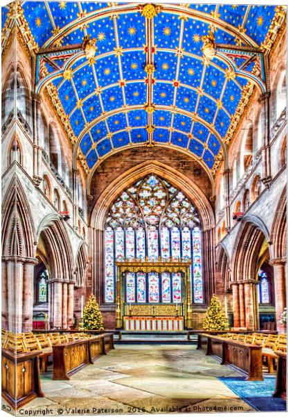 Cathedral Decor Canvas Print by Valerie Paterson