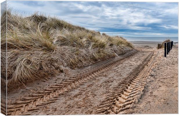 Irvine Beach Canvas Print by Valerie Paterson