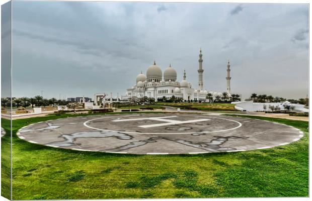 Grand Mosque Canvas Print by Valerie Paterson