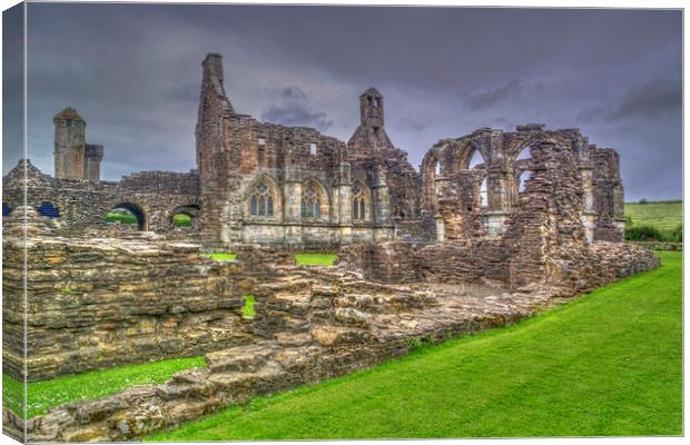 Crossraguel Abbey Canvas Print by Valerie Paterson