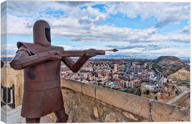 City Guard  Canvas Print by Valerie Paterson