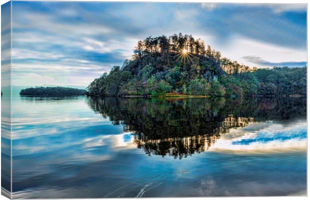 Inchcailleach Island  Canvas Print by Valerie Paterson
