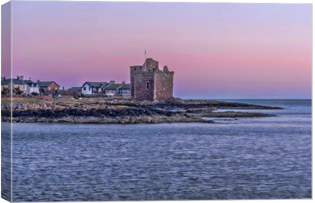 Portencross  Canvas Print by Valerie Paterson