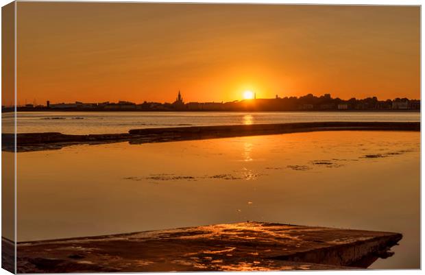 A View From Saltcoats Canvas Print by Valerie Paterson