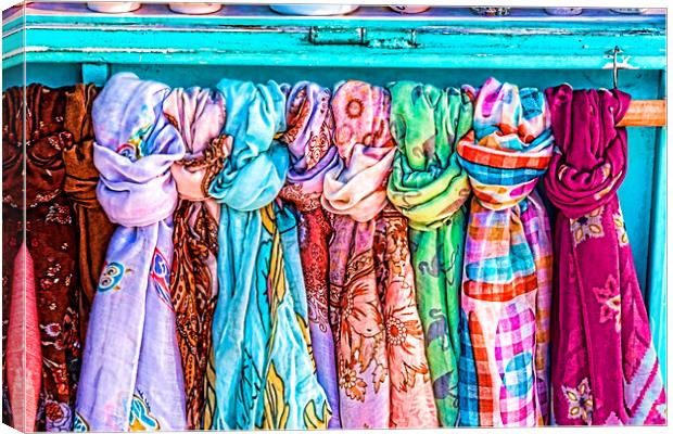 Scarves Canvas Print by Valerie Paterson