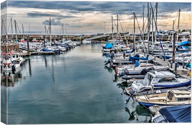 Anstruther Marina Canvas Print by Valerie Paterson