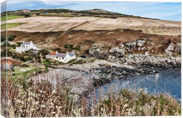 Aberdeen Cliffside View Canvas Print by Valerie Paterson