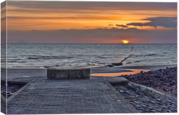 Irvine Sunset Canvas Print by Valerie Paterson