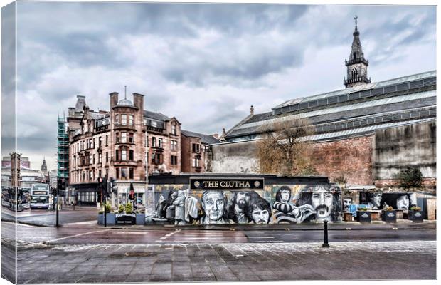 The Clutha Glasgow Canvas Print by Valerie Paterson