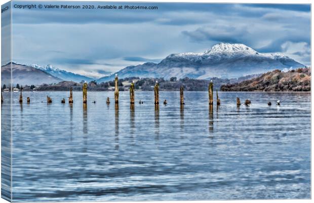 Ben Lomond View Canvas Print by Valerie Paterson