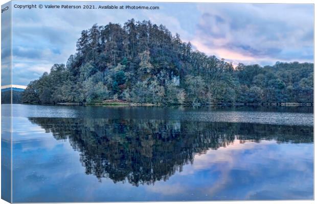 Inchcailloch Island  Canvas Print by Valerie Paterson