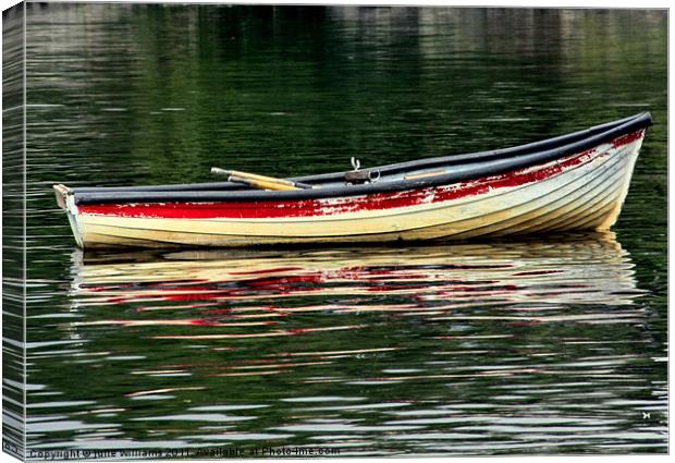 Rowing Boat Canvas Print by julie williams