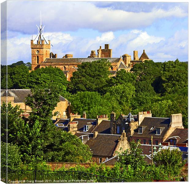 Linlithgow Palace Canvas Print by Craig Brown