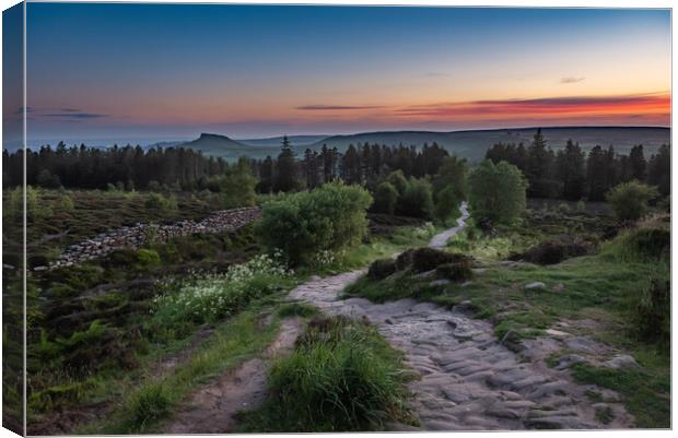 Roseberry Topping from Cleveland Way Canvas Print by Gary Eason