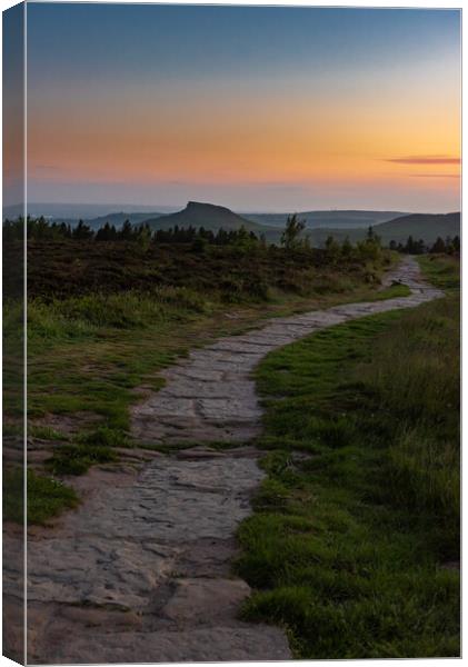 Dawn on the Cleveland Way Canvas Print by Gary Eason