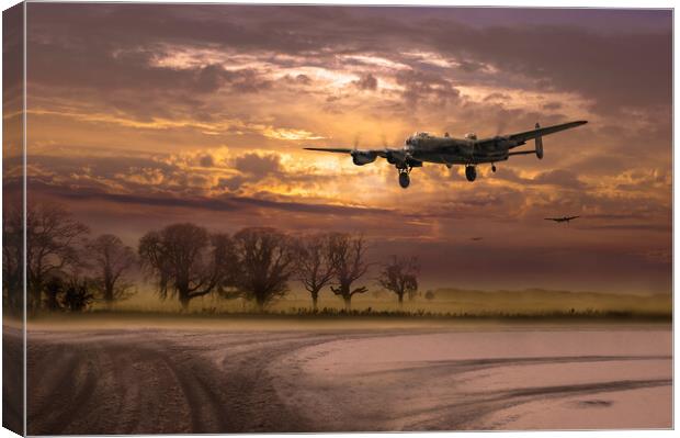 Lancasters morning return Canvas Print by Gary Eason