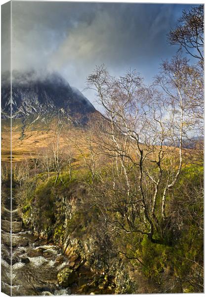 Highland view in autumn Canvas Print by Gary Eason