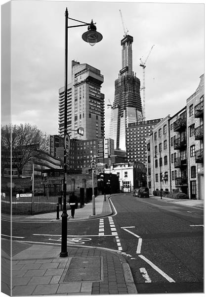 The Shard above Guy's Canvas Print by Gary Eason