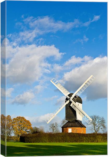 Mountnessing windmill Essex Canvas Print by Gary Eason