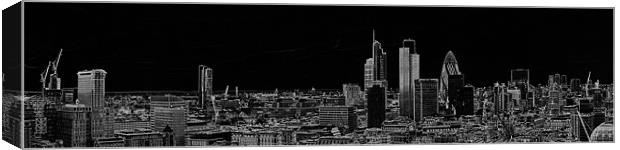 City of London panorama Canvas Print by Gary Eason